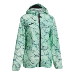 Coupe Vent Imperméable à capuche ergonomique intégrée Running Nature Helsinki Turquoise Noir 1