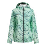 Coupe Vent Imperméable à capuche ergonomique intégrée Running Nature Helsinki Turquoise Noir 7