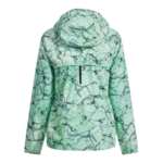 Coupe Vent Imperméable à capuche ergonomique intégrée Running Nature Helsinki Turquoise Noir 2