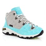 Chaussures randonnée montante imperméable unisexe Kimberfeel Valais Jade Bleu turquoise Gris (1)