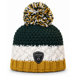 Bonnet doublé polaire enfant LHOTSE Delwin Vert kaki Jaune moutarde (1)