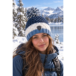 Bonnet doublé polaire unisexe LHOTSE Delwin Bleu marine Bleu 2