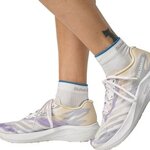 Chaussures running femme Salomon AERO VOLT Blanc Gris clair Beige (6)