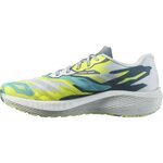 Chaussures running homme Salomon AERO VOLT Blanc Bleu grisé Jaune fluo (5)
