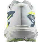 Chaussures running homme Salomon AERO VOLT Blanc Bleu grisé Jaune fluo (7)