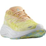 Chaussures running femme Salomon AERO GLIDE 2 Vert citron Pêche pastel Turquoise 3