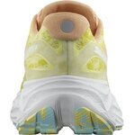 Chaussures running femme Salomon AERO GLIDE 2 Vert citron Pêche pastel Turquoise 4