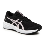 Chaussures running junior Asics PATRIOT 12 GS Noir Rose sel Blanc 2
