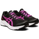Chaussures running junior Asics JOLT 3 GS Noir Orchidée Blanc Rouge