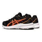 Chaussures running junior Asics JOLT 3 GS Noir Orange foncé Orange clair Blanc 6