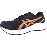 Chaussures running junior Asics JOLT 3 GS Noir Orange foncé Orange clair Blanc