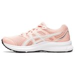 Chaussures running junior Asics JOLT 3 GS Rose givré Blanc Gris argenté