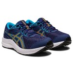 Chaussures running junior Asics CONTEND 8 GS Bleu indigo Bleu ciel Pêche Blanc 3