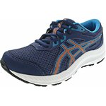 Chaussures running junior Asics CONTEND 8 GS Bleu indigo Bleu ciel Pêche Blanc 7