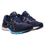 Chaussures running femme Asics GEL-ZIRUSS 6 Bleu nuit Rose Bleu ciel Blanc 4