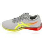Chaussures running femme Asics GEL-QUANTUM INFINITY Gris clair Gris foncé Jaune fluo Corail flash 7