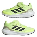 Chaussures running junior Adidas RUNFALCON 3.0 EL Vert clair Noir Gris clair 3
