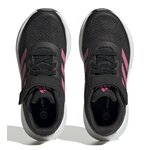 Chaussures running junior Adidas RUNFALCON 3.0 EL Noir Rose Blanc 5