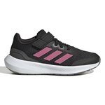 Chaussures running junior Adidas RUNFALCON 3.0 EL Noir Rose Blanc