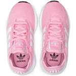 Chaussures running junior Adidas SWIFT RUN X C Rose clair Blanc Noir 5