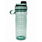 Shaker gradué avec repères d’hydratation 850ml Smash Vert menthe Noir (1)