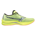 Chaussures running homme Mizuno WAVE REBELLION Vert néon Jaune Rouge orangé 3