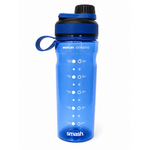 Shaker gradué avec repères d’hydratation 850ml Smash Bleu Noir 1