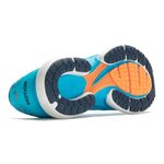 Chaussures running homme True Motion U-TECH NEVOS Turquoise Orange Gris clair 5