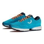 Chaussures running homme True Motion U-TECH NEVOS Turquoise Orange Gris clair