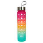 Gourde graduée avec repères d’hydratation 280ml unisexe Smash Refill Rose Orange Vert (4)