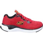 Chaussures running junior Skechers SOLAR FUSE - KRYZIK Rouge Noir Jaune Blanc