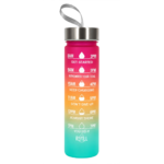 Gourde graduée avec repères d’hydratation 520ml unisexe Smash Refill Rose Orange Vert (2)