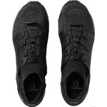 Chaussures trail femme Salomon CROSS PRO Noir Blanc Rouge 3