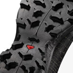 Chaussures trail femme Salomon CROSS PRO Noir Blanc Rouge 5