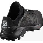 Chaussures trail femme Salomon CROSS PRO Noir Blanc Rouge 4