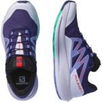 Chaussures trail femme Salomon PULSAR TRAIL GTX Violet clair Bleu lavande Rouge 2