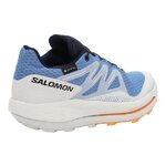 Chaussures trail femme Salomon PULSAR TRAIL GTX Bleu Blanc Orange 4