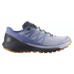 Chaussures trail femme Salomon SENSE RIDE 4 Violet Gris anthracite Orange 2