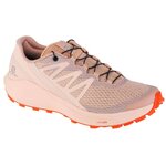 Chaussures trail femme Salomon SENSE RIDE 4 Beige Rose saumon Orange 7