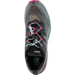 Chaussures trail femme Asics FUJI SPEED Noir Rose Blanc Vert mer 10