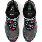 Chaussures trail femme Asics FUJI SPEED Noir Rose Blanc Vert mer 4