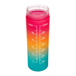 Gourde graduée avec repères d’hydratation 820ml unisexe Smash Refill Rose Orange Vert (3)