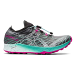 Chaussures trail femme Asics FUJI SPEED Noir Rose Blanc Vert mer
