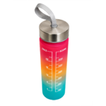 Gourde graduée avec repères d’hydratation 820ml unisexe Smash Refill Rose Orange Vert (4)