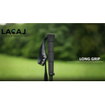 Bâtons running trail unisexe Lacal QUICK STICK CARBONE 120 Vert Noir 3