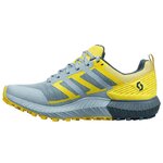 Chaussures trail femme Scott KINABALU 2 Bleu glace Jaune soleil Gris 6