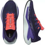 Chaussures running Salomon DRX BLISS 2 Violet pastel Bleu lumineux Blanc (4)