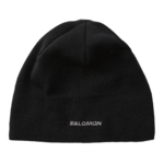 Bonnet souple et chaud unisexe Salomon Beanie Deep Black noir (6)