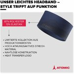 Bandeau léger et respirant unisexe Atomic Alps Tech Bleu noir (1)