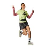 Short femme Adidas RUN IT BL SHO Noir imprimé blanc 3